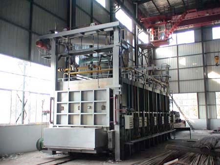 模殼焙燒燃油爐貫通(tōng)式生(shēng)産線