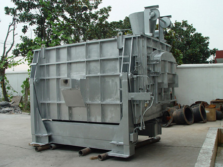 可(kě)傾式鋁合金熔鋁爐