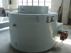 燃氣台車(chē)式坩埚熔化保溫爐