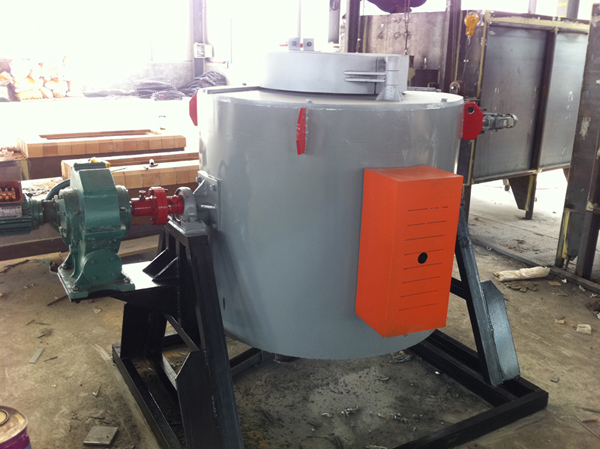 可(kě)傾斜式井式爐